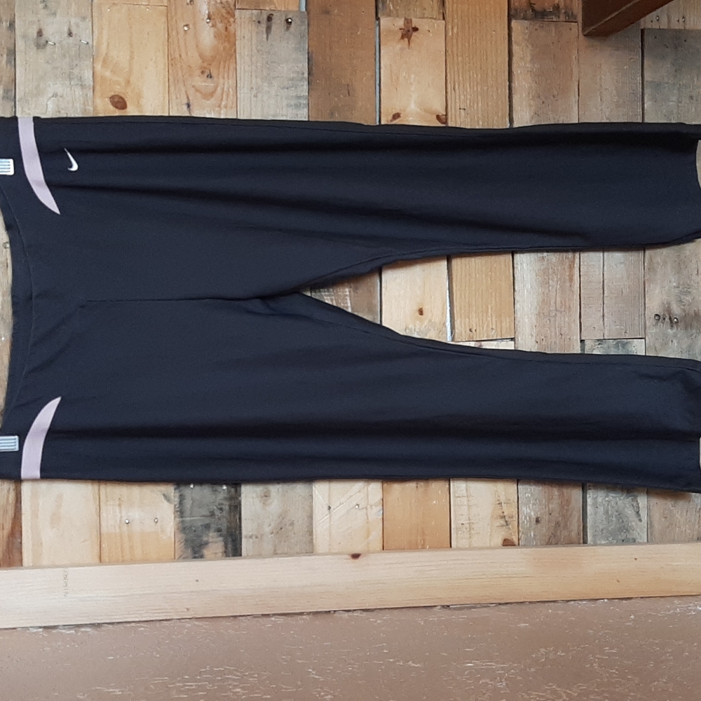 Nike ladies grey workout capris Size L